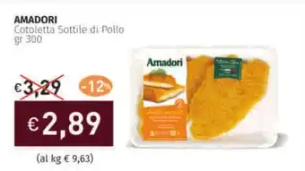 Prezzemolo e Vitale AMADORI Cotoletta Sottile di Pollo offerta