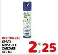 Mio Market Doctor zac spray mosche e zanzare offerta