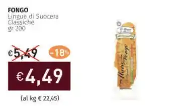 Prezzemolo e Vitale FONGO Lingue di Suocera Classiche offerta