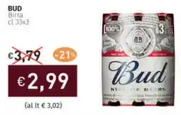 Prezzemolo e Vitale BUD Birra offerta