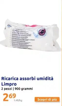 Action Ricarica assorbi umidità Limpro offerta