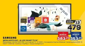 Euronics Samsung QE32LS03TCUXZ QLED Smart TV 32" offerta