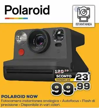 Euronics Polaroid Now offerta