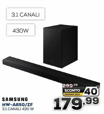 Euronics Samsung HW-A650/ZF offerta