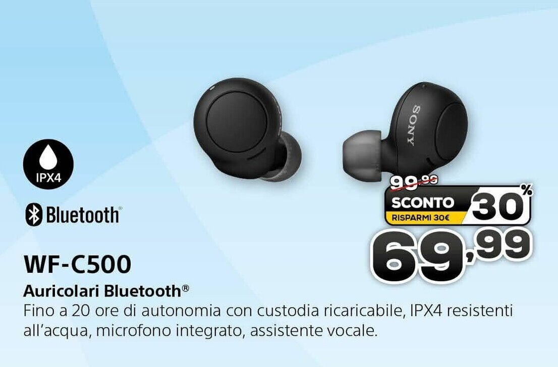 WF-C500 Auricolari Bluetooth offerta di Euronics