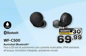 Euronics WF-C500 Auricolari Bluetooth offerta