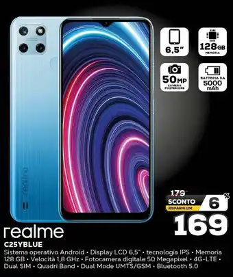 Euronics RealMe C25YBLUE offerta