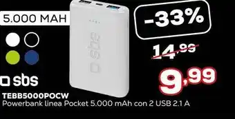 Euronics sbs TEBB5000POCW offerta