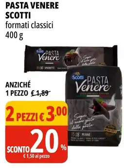 Tigros Pasta venere SCOTTI offerta