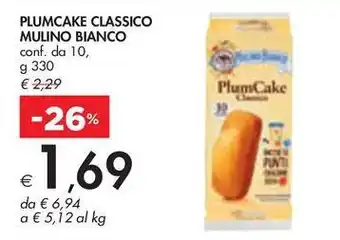 Bennet Plumcake classico MULINO BIANCO offerta