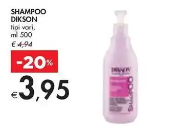 Bennet Shampoo DIKSON offerta