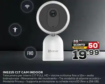 Euronics INE215 C1T CAM Indoor offerta