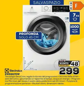 Euronics Electrolux EW6S570W offerta