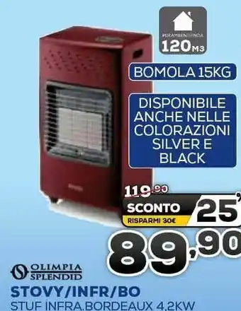 Olimpia Splendid Stovy/Infr/Bo