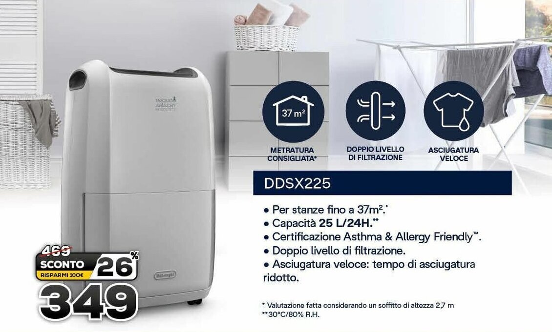 DeLonghi DDSX225 offerta di Euronics
