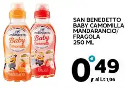 Extra Supermercati San benedetto baby camomilla mandarancio/ fragola offerta