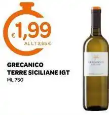 Ekom Grecanico terre siciliane IGT offerta