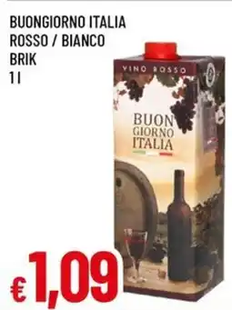 Famila Buongiorno italia rosso / bianco brik offerta
