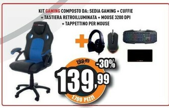 Unieuro Kit gaming offerta