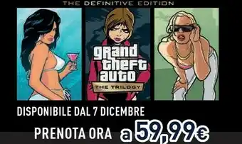 Unieuro Grand theft auto the trilogy offerta
