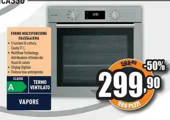Unieuro Forno multifunzione fa4s544ixha offerta