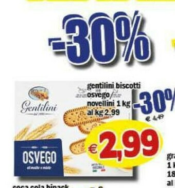 Il Castoro Supermercati Biscotti offerta