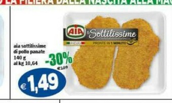 Il Castoro Supermercati Cotolette di pollo offerta