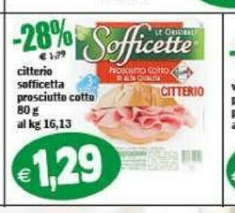 Il Castoro Supermercati Prosciutto cotto offerta