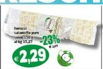 Il Castoro Supermercati Salame offerta