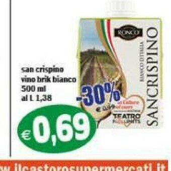 Il Castoro Supermercati Vino offerta