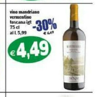 Il Castoro Supermercati Vino offerta