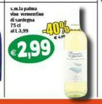 Il Castoro Supermercati Vino bianco offerta