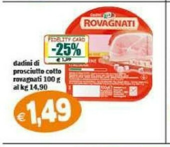 Il Castoro Supermercati Prosciutto cotto offerta