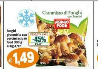 Il Castoro Supermercati Funghi porcini offerta
