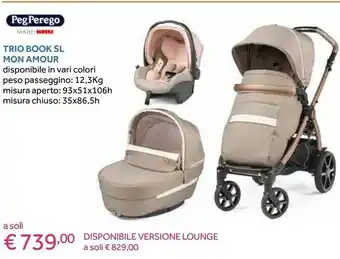 Prenatal Peg perego trio book sl mon amour offerta