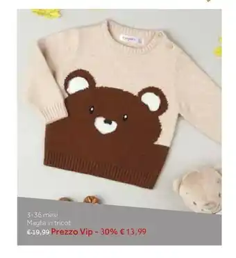 Prenatal 3-36 mesi maglia in tricot offerta