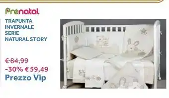 Prenatal Prenatal trapunta invernale serie natural story offerta