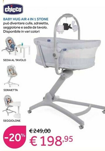 Prenatal Baby hug air 4 in 1 stone offerta