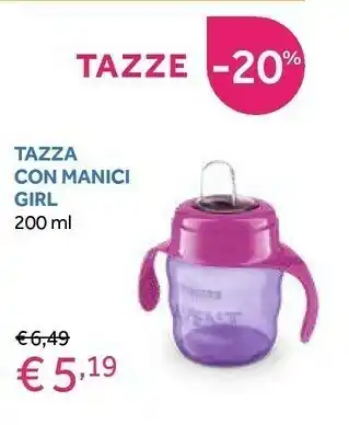 Prenatal Tazza con manici girl offerta