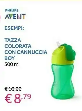 Tazza colorata con cannuccia boy