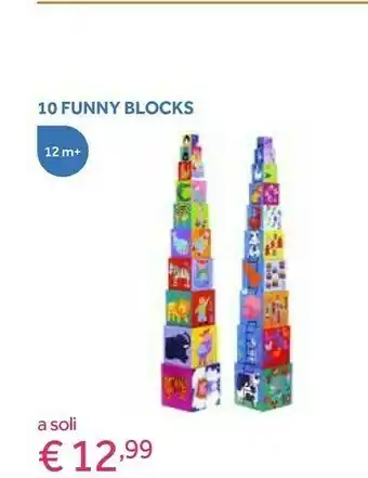 Prenatal 10 funny blocks offerta