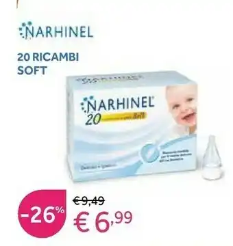 Prenatal Narhinel 20 ricambi soft offerta