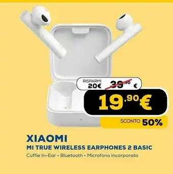 Euronics Mi true wireless earphones 2 basic offerta
