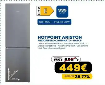 Euronics Hafc8 tia22sx frigorifero con congelatore libera installazione 335 l e grigio offerta
