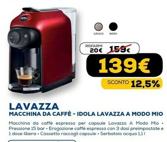 Euronics Idola macchina per caffè a capsule 1,1 l automatica offerta