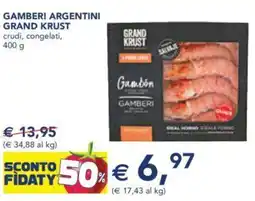 Esselunga Gamberi argentini GRAND KRUST offerta