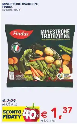 Esselunga Minestrone tradizione FINDUS offerta