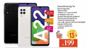 Samsung A22 Smartphone 4g/lte