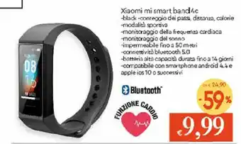 IperFamila Xiaomi mi smart band 4c offerta