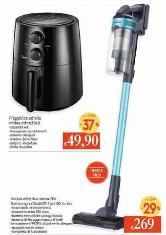 IperFamila Samsung vs15a6031r1 jet 60 turbo scopa elettrica senza filo offerta